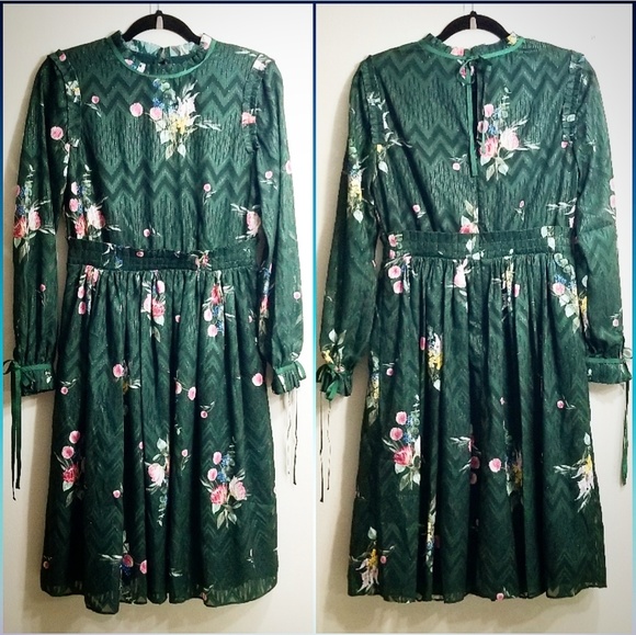 🔥LAST 1🔥NWT TED BAKER ELEGANT MIDI DRESS - Picture 6 of 9